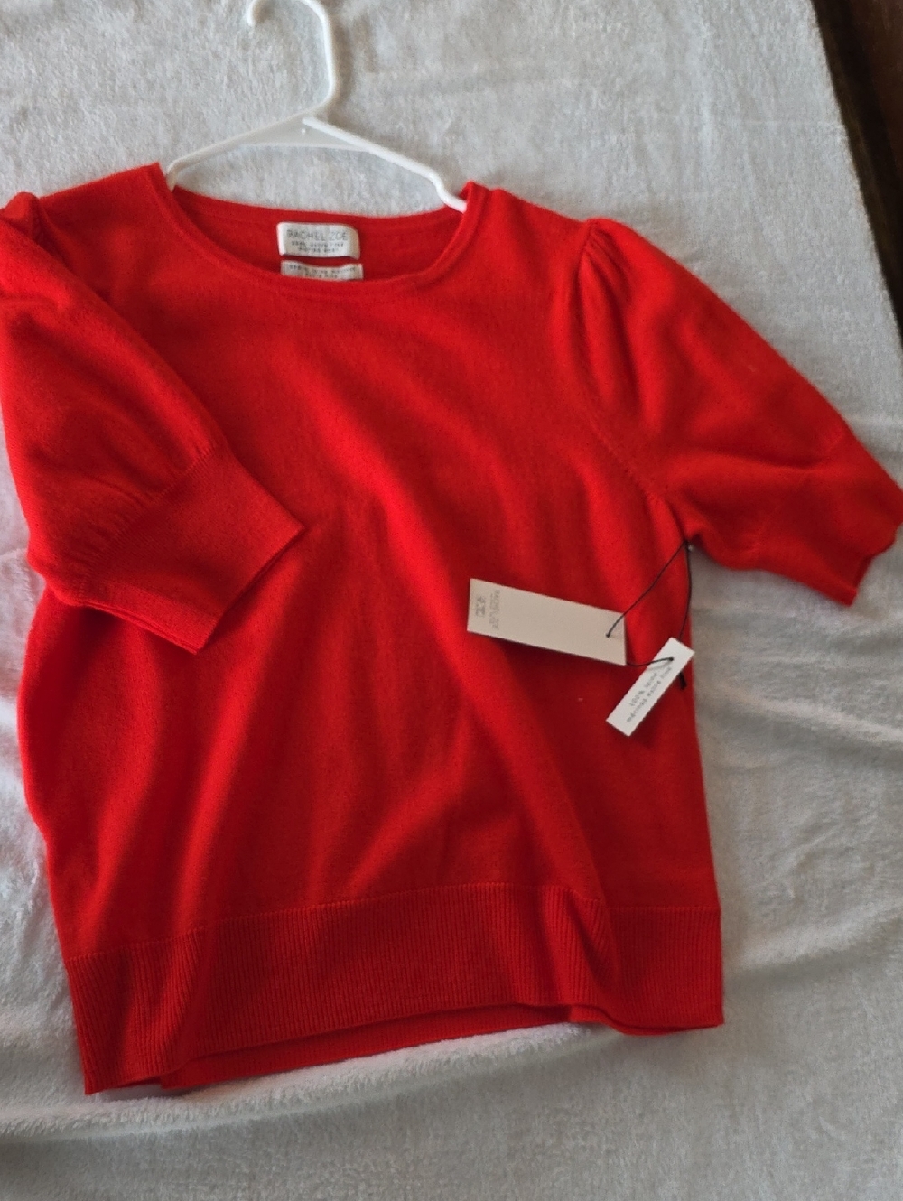 Rachel ROY ultra fine merino wool short sleeved sweater! M